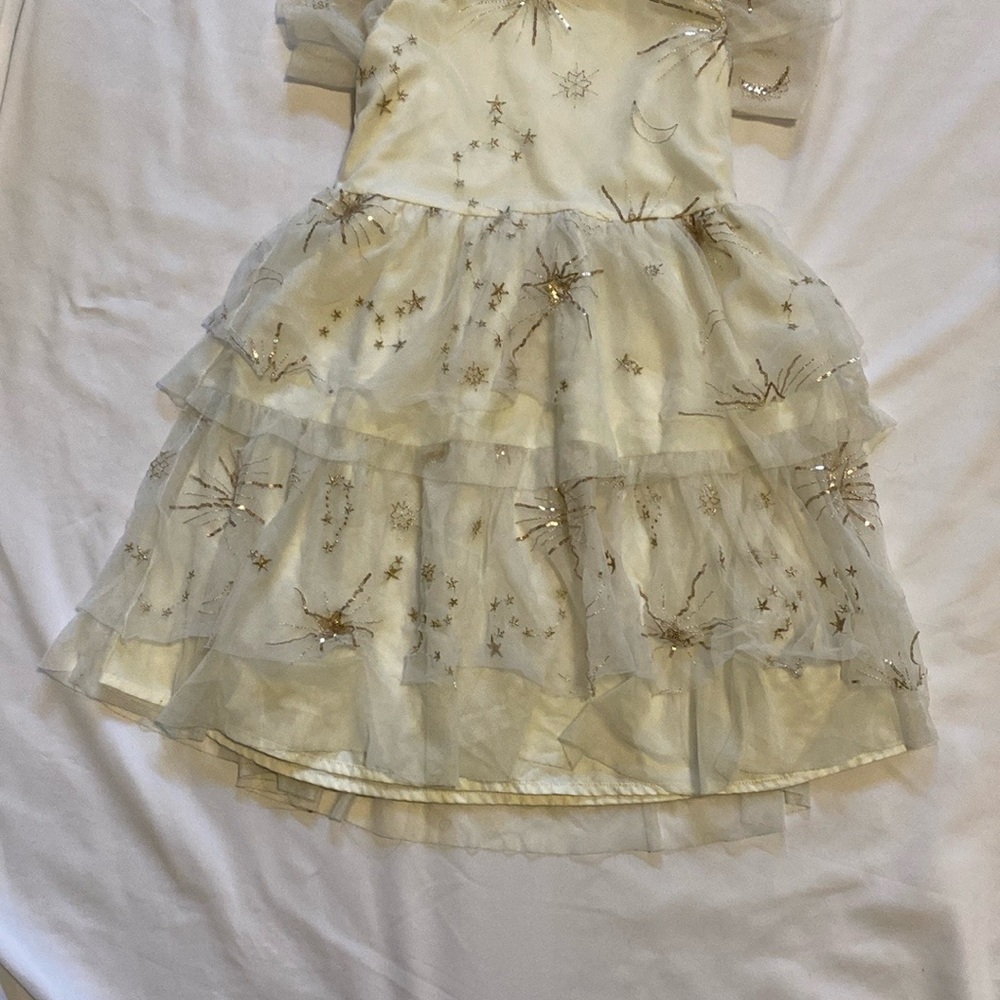 Janie and Jack Cream Tulle Dress